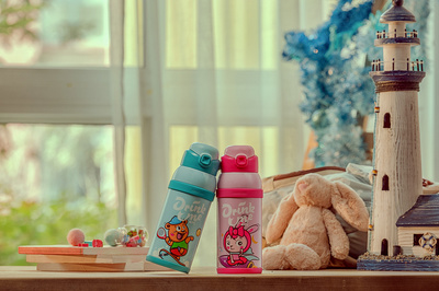 儿童保温壶摄影 捕捉童趣瞬间的原创设计艺术